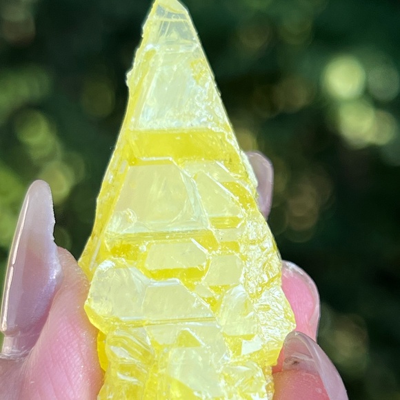 Sulphur (2) specimen with acrylic stand | Crystal - Picture 1 of 12